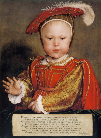 Edward Tudor by Hans Holbein